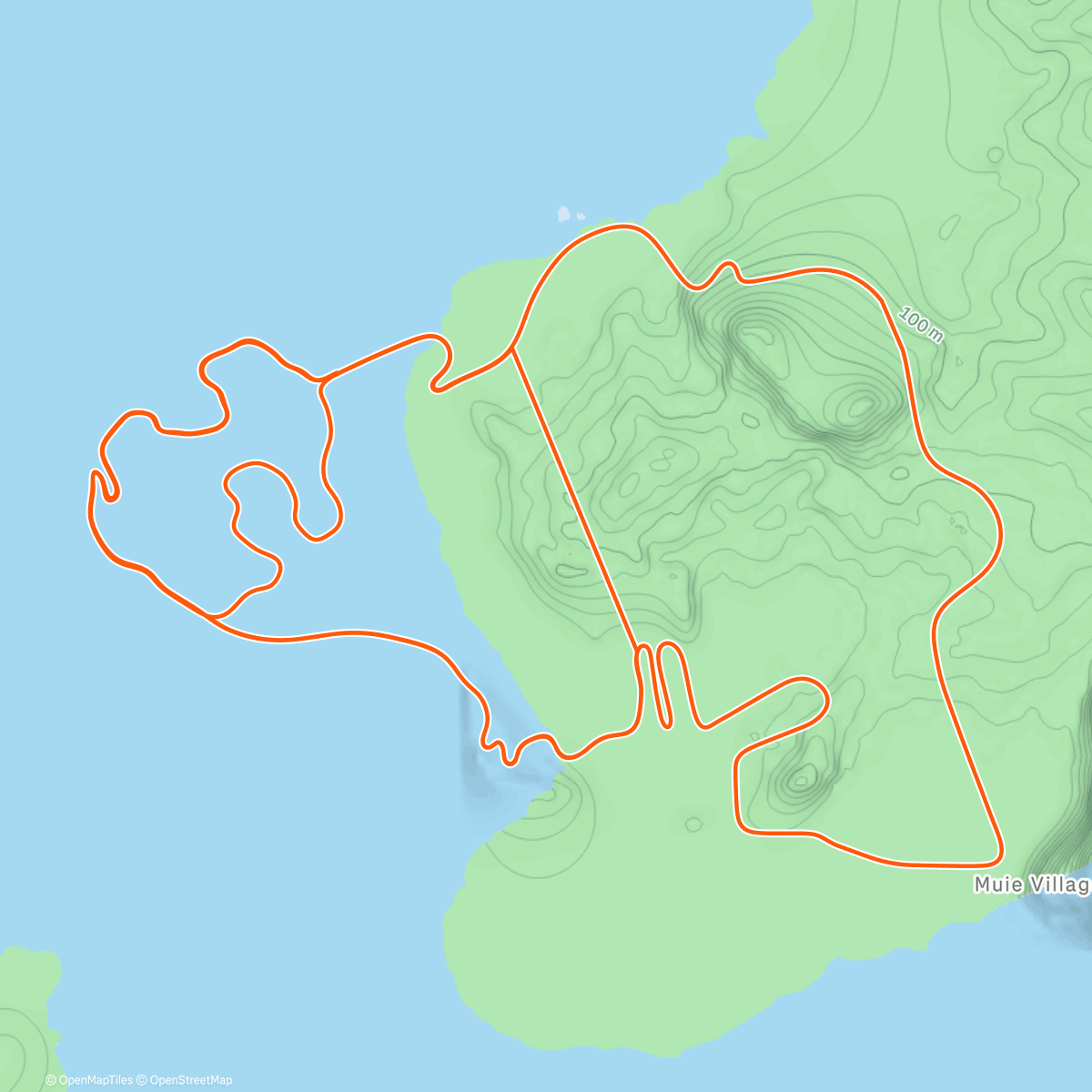 Map of the activity, Zwift - Volcano Circuit CCW in Watopia