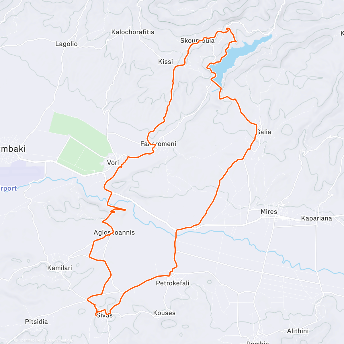 Map of the activity, Runde Drehn