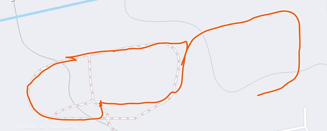 Map of the activity, Afternoon Walk