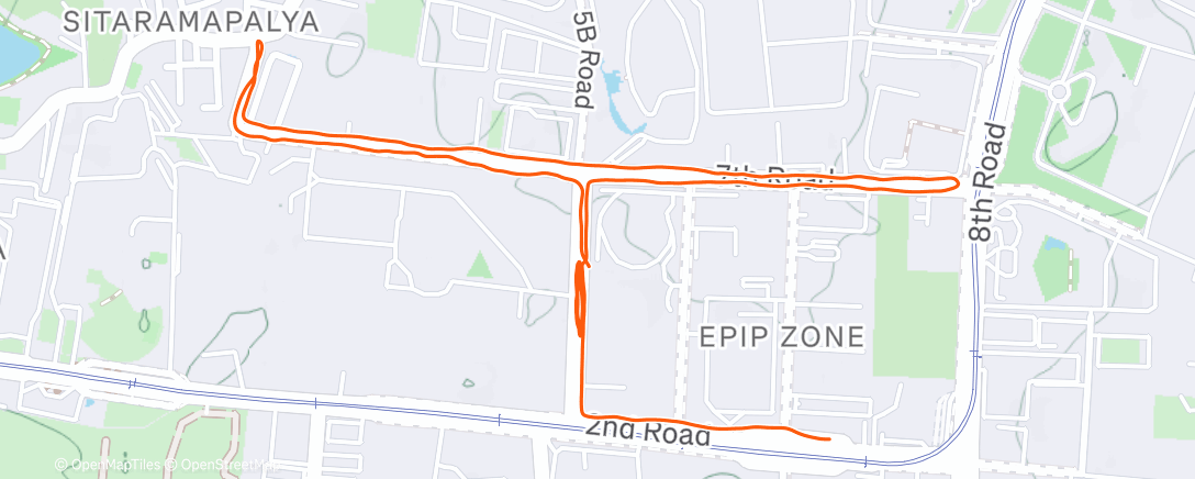 Карта физической активности (Morning Run)