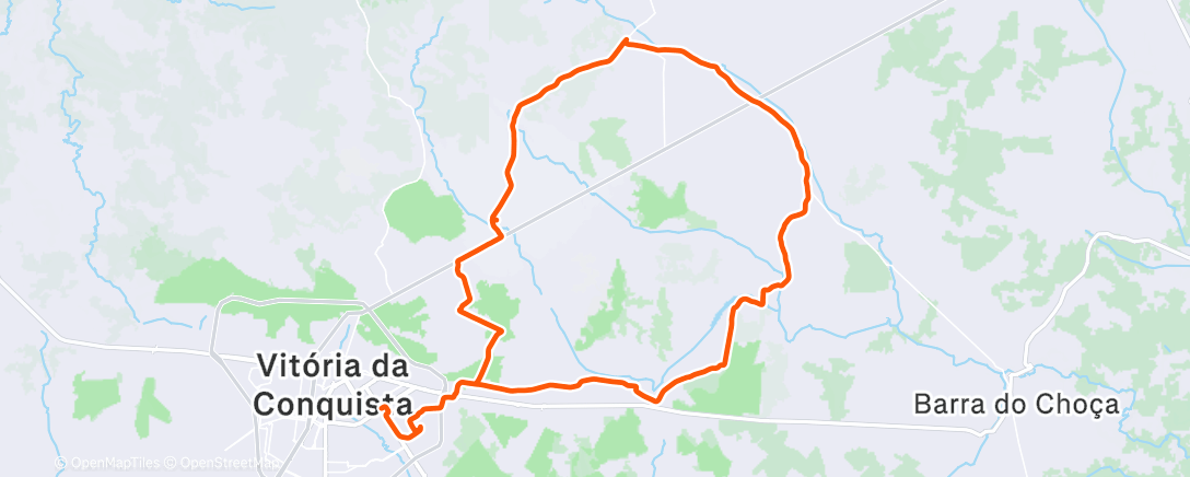 Map of the activity, Morning E-Bike Ride