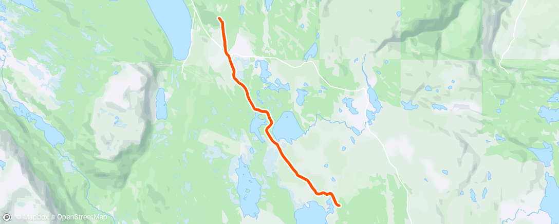 Map of the activity, Lauvåsen t/r