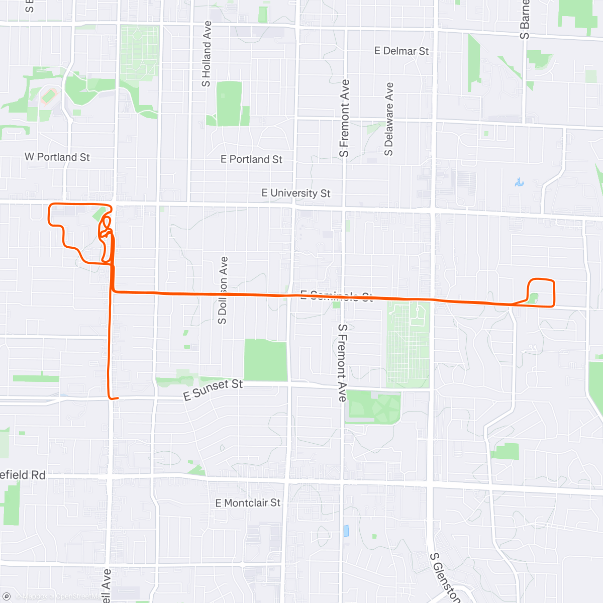 Map of the activity, Recycle Run (Bass Pro Fitness) and extra credit 😜