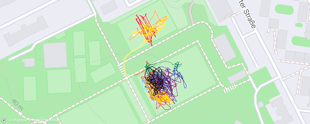 Map of the activity, Football