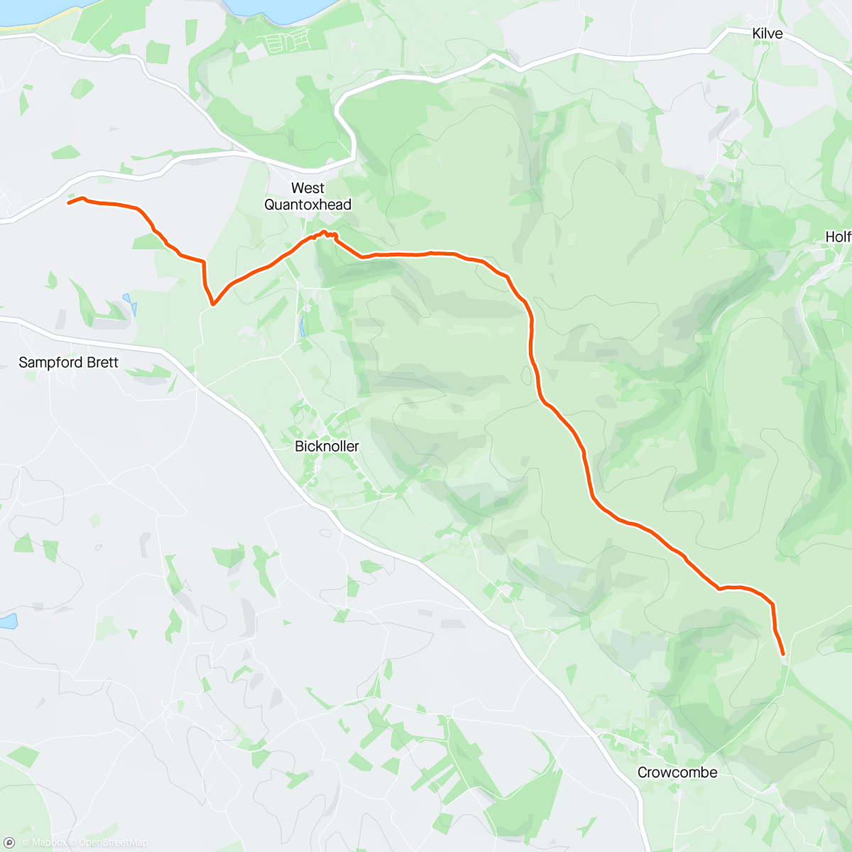 Map of the activity, Steaming to the Coast Route setting! 🚂🏃🏽‍♂️‍➡️⛰️