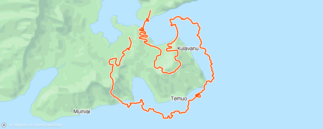 Map of the activity, Zwift - 2x15 3x30s