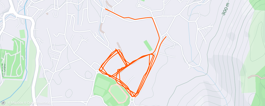 Kaart van de activiteit “Course à pied dans l'après-midi”
