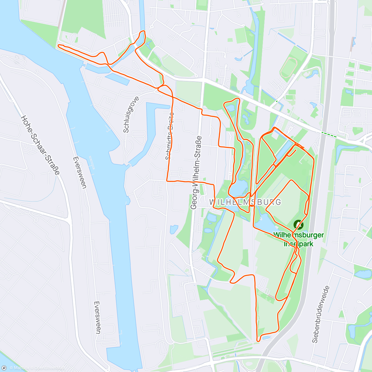 Map of the activity, InselRunners 👻 LangsDL 🏃 71% maxHF