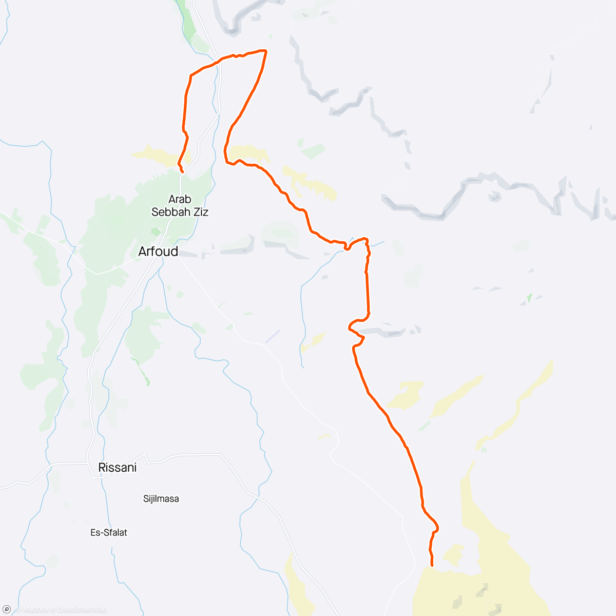 Map of the activity, Titán Desert stage 6🏆