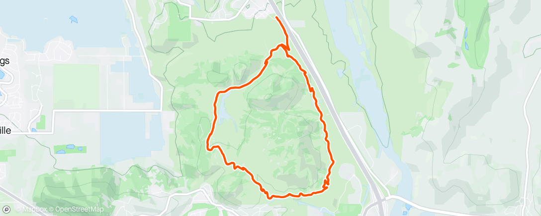 Mapa da atividade, Round Valley Race Prep