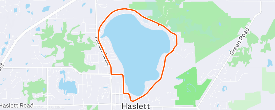 Карта физической активности (Morning Run)