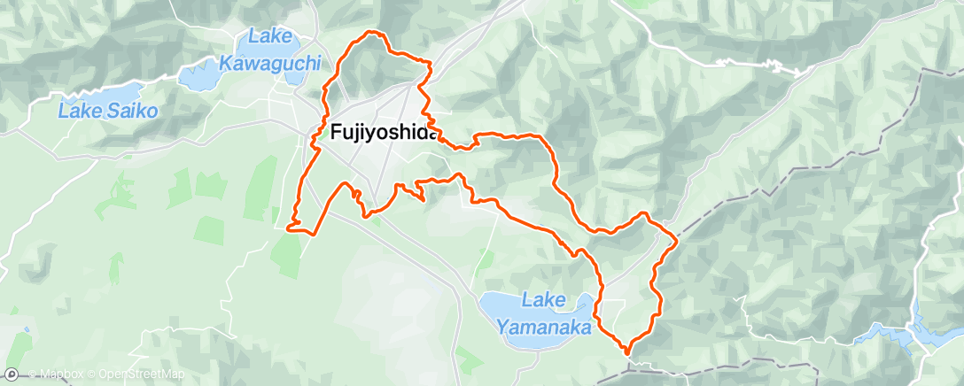 Map of the activity, 越野跑（下午）