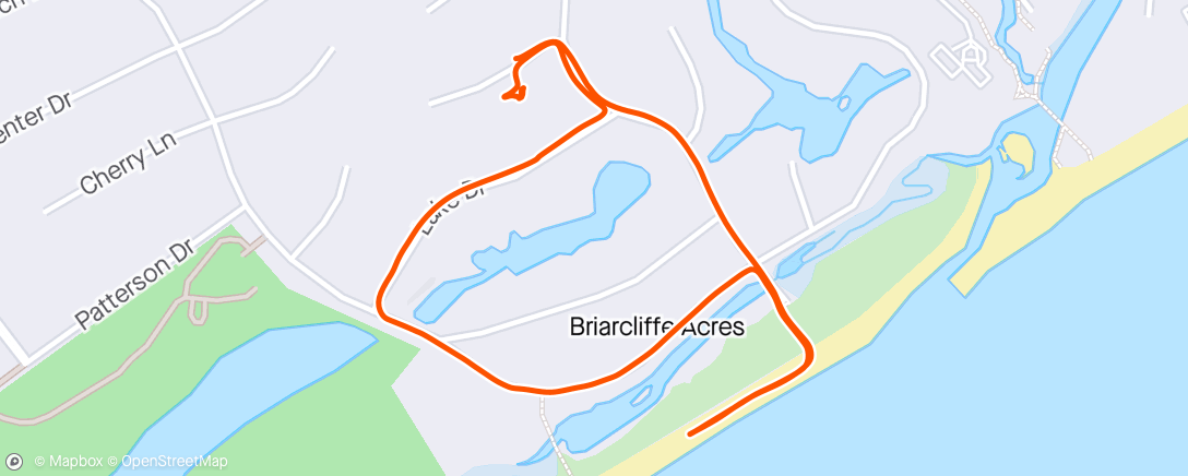 Map of the activity, Myrtle Beach Walk