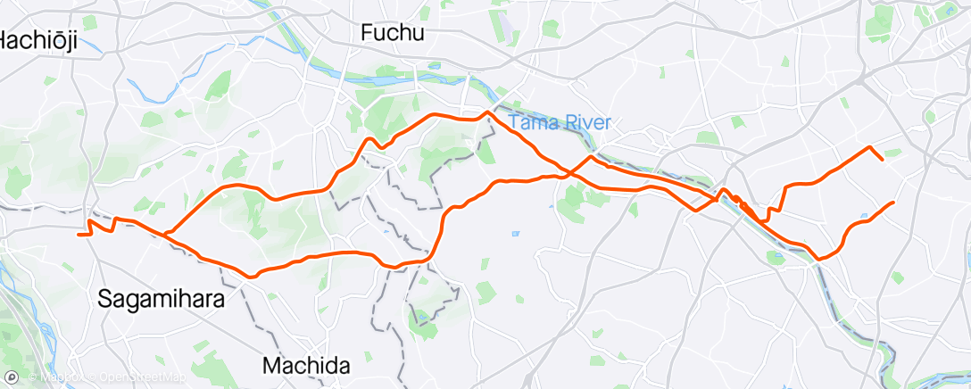Map of the activity, 尾根幹ポタ