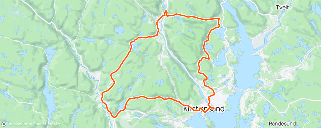 Map of the activity, MTB