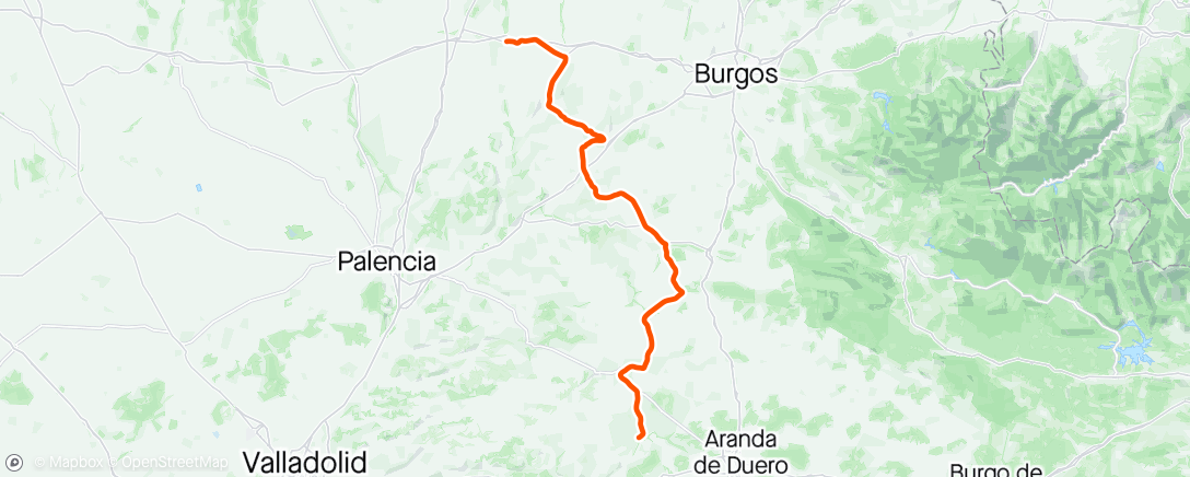 Map of the activity, Burgos Stage 3