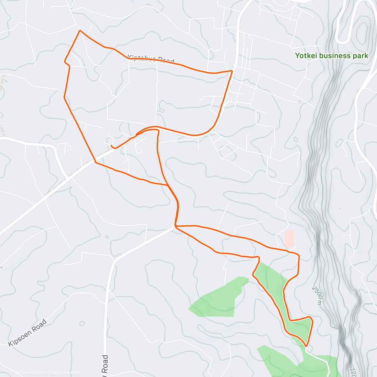 Mapa de la actividad (1 day TC 🇰🇪 1/2)