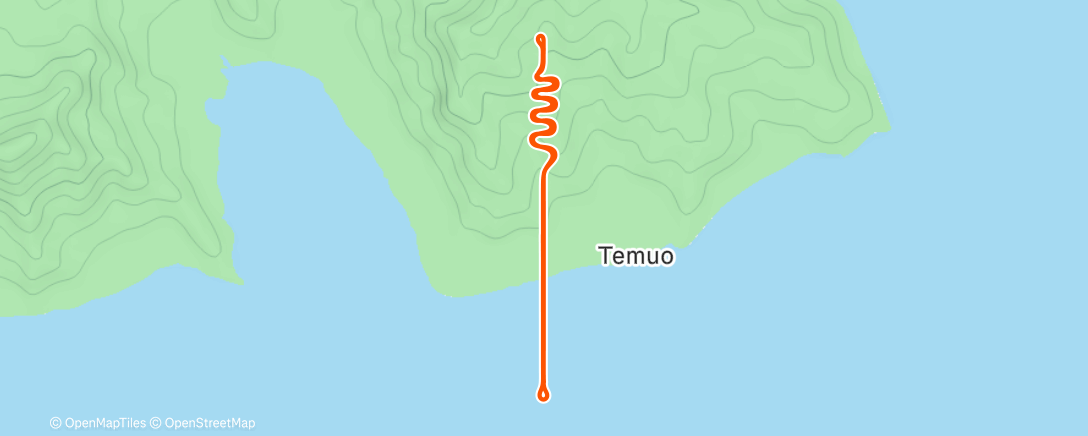 Map of the activity, Zwift - Low