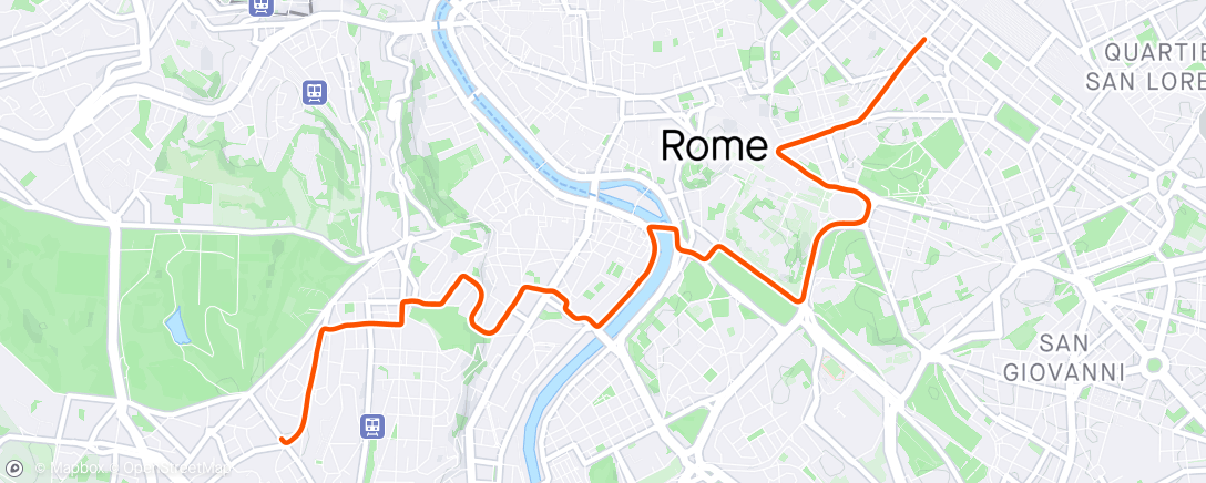 Map of the activity, Afternoon Ride: Termini > Home