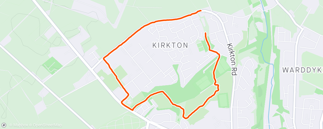 Map of the activity, Afternoon Walk 🚶‍♀️🐕