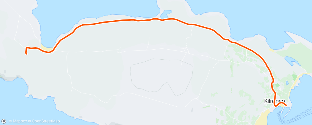 Map of the activity, Inis Mór