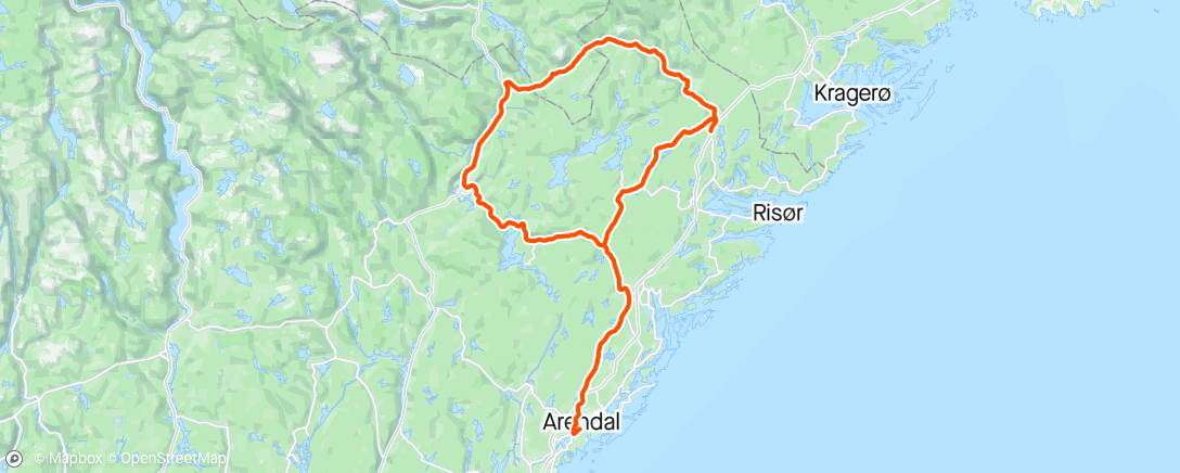 Map of the activity, Åmli,Gjerstad,Vegårshei og hjem med Acc