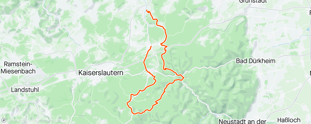 Carte de l'activité E-Mountainbike-Fahrt am Morgen
