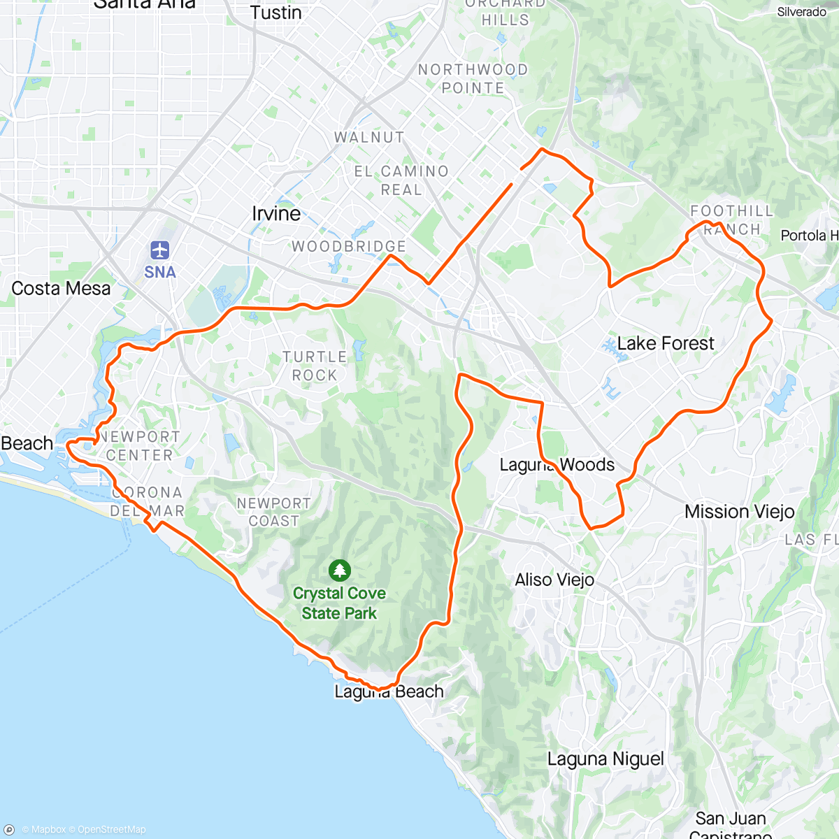 Map of the activity, Ride R5 & let me know you’re alive