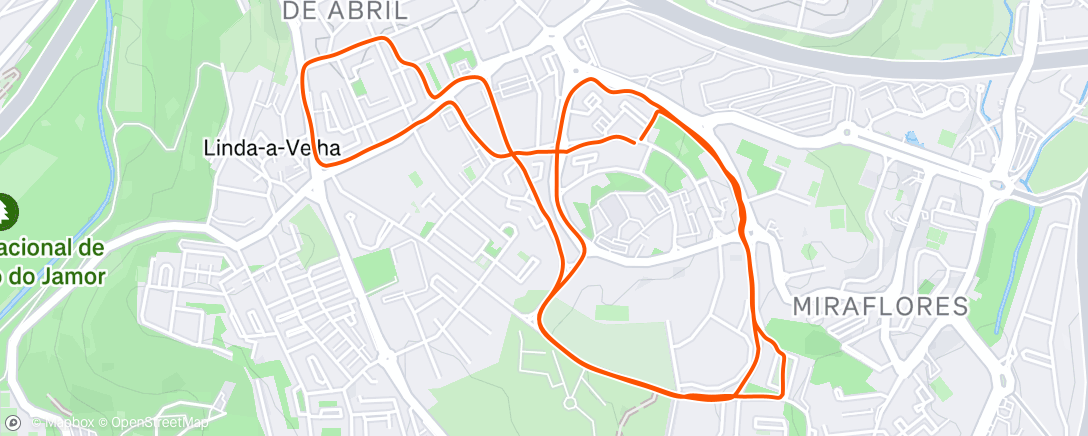 Map of the activity, Get Back 11 - 6.5 km