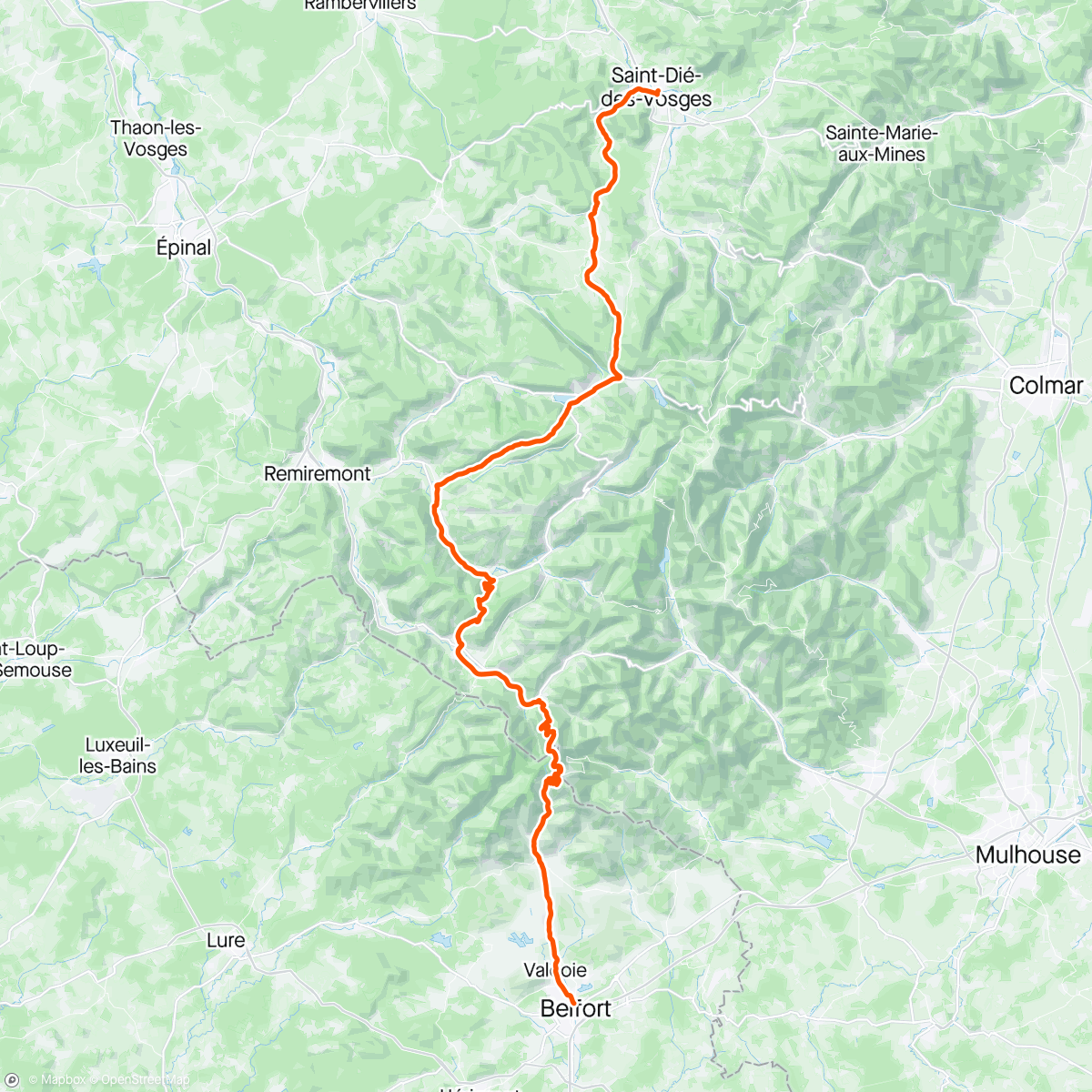 アクティビティ「Dag 2 Le Petit Tour de France」の地図