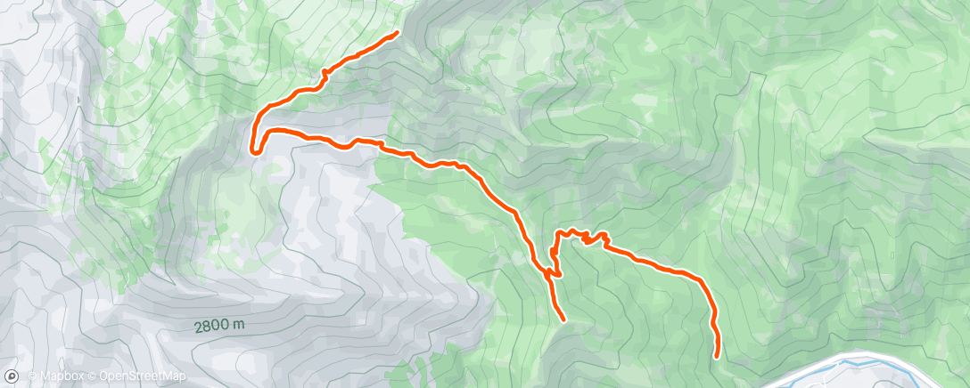 Map of the activity, Gobbler’s Knob