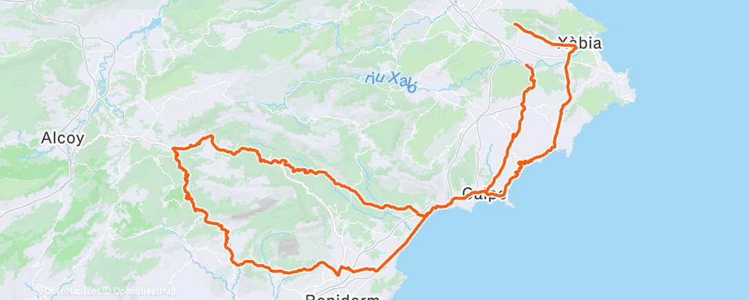 Map of the activity, Morning Ride