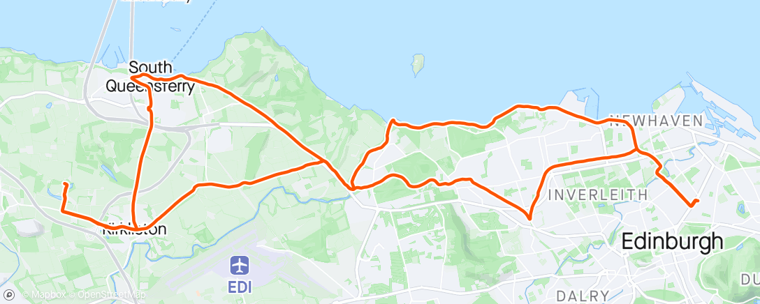 Mapa da atividade, Cycling
