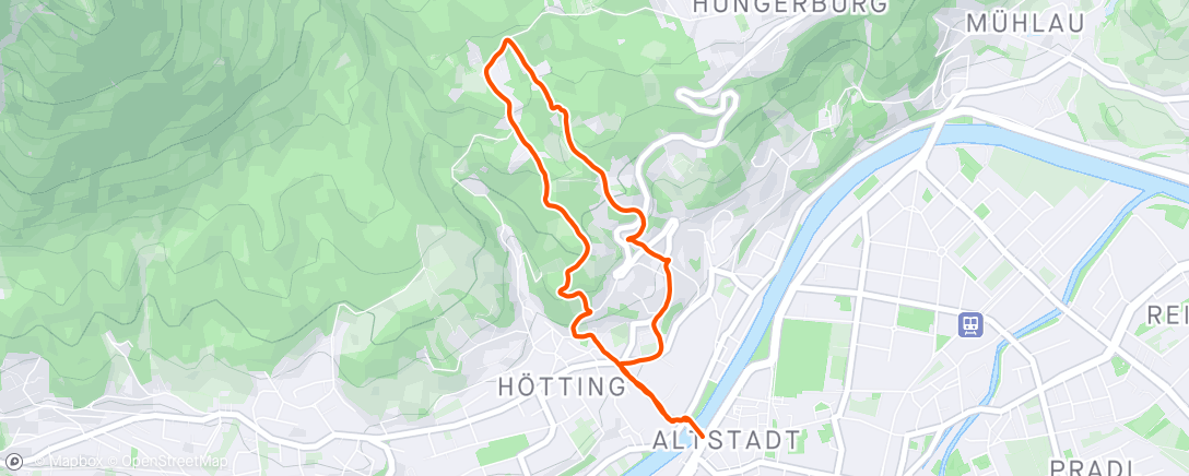 Map of the activity, Innsbruck Quickie 🤩
