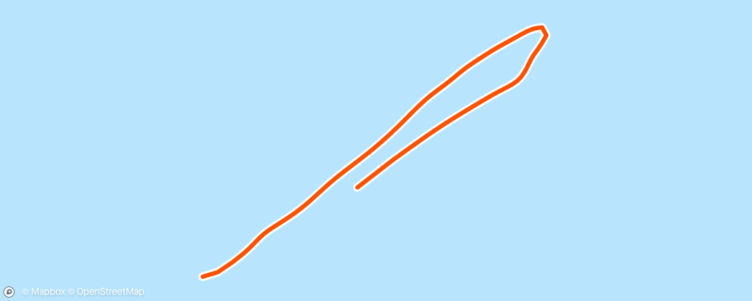 Mapa de la actividad (Morning Swim)