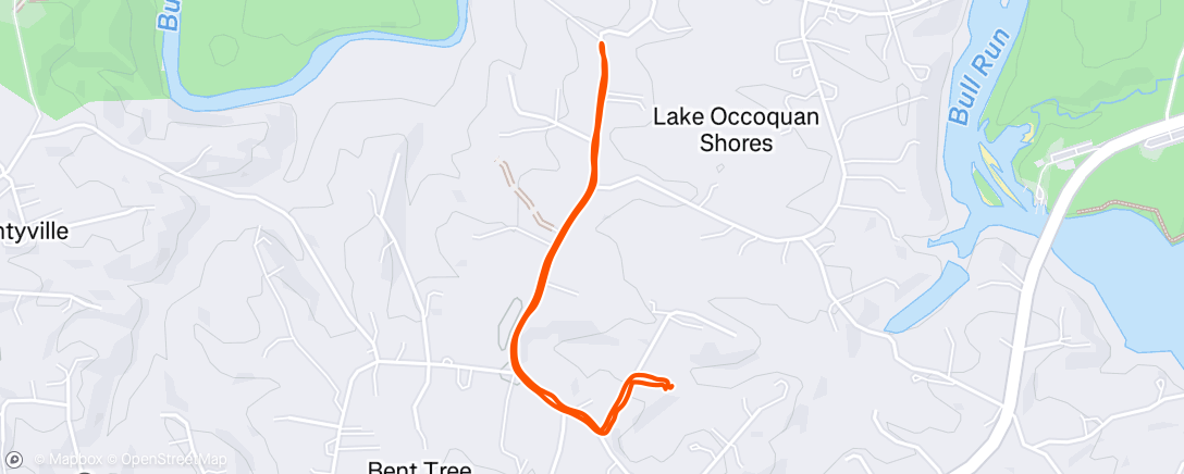 Map of the activity, Morning Walk 🐕