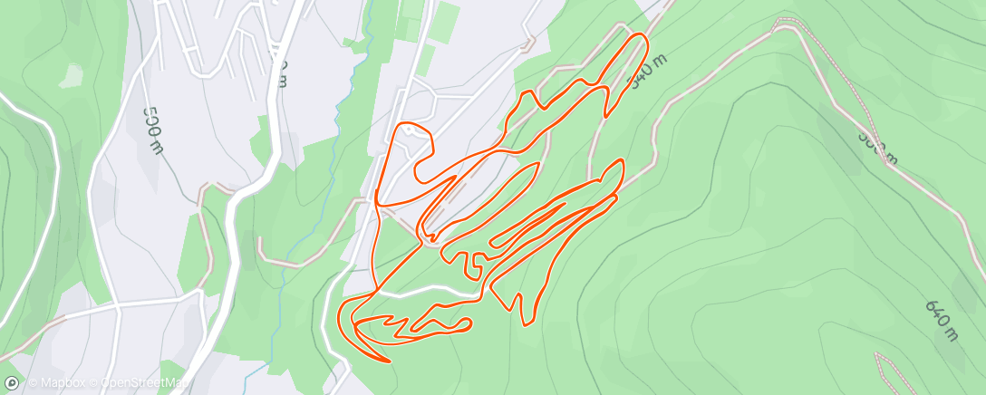 Map of the activity, Afternoon Mountain Bike Ride