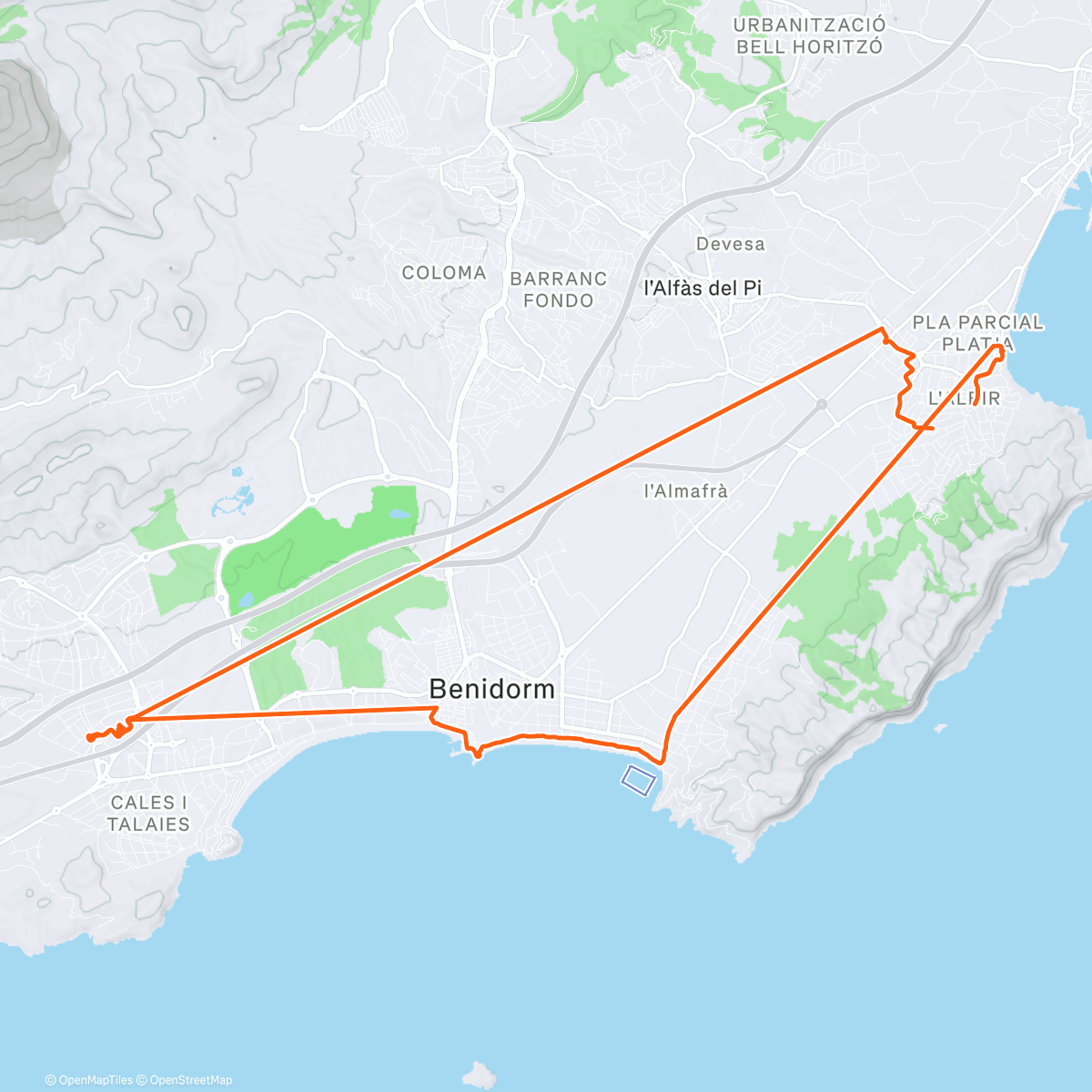 Map of the activity, Julklappsshopping & promenix