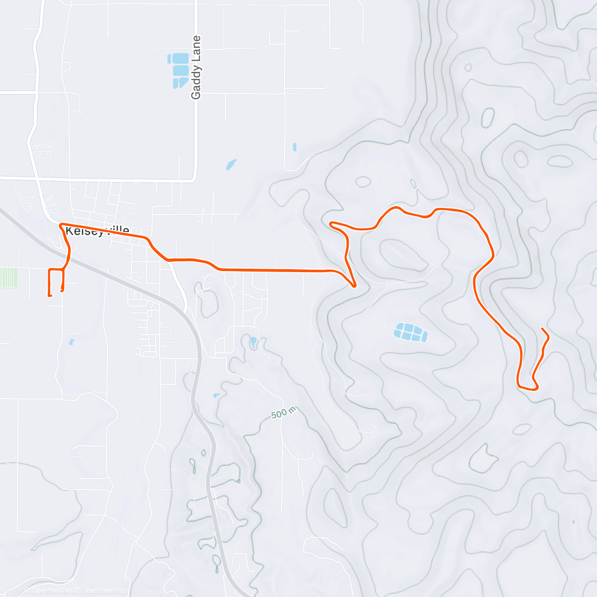 Карта физической активности (Coldcano Climb)