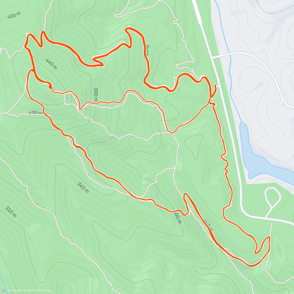 Карта физической активности (Hitting the quads a little)