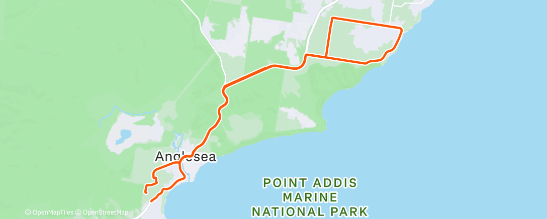 Карта физической активности (Anglesea Reco)