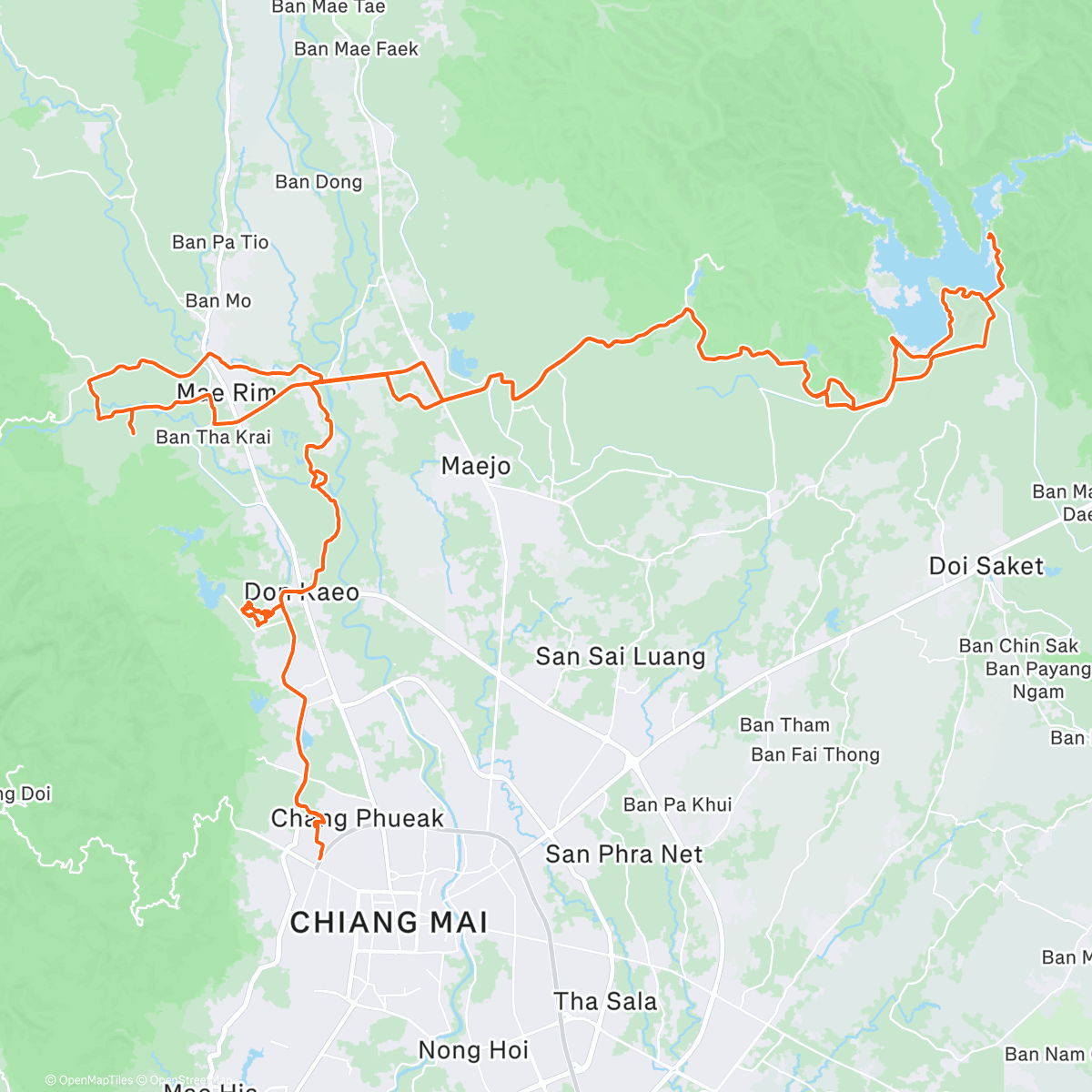 Карта физической активности (Slightly longer ride to the white bridge)