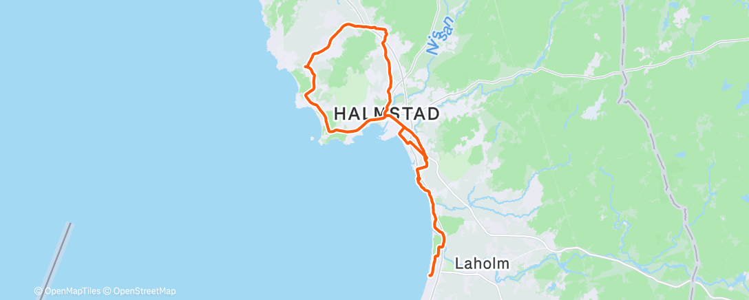 Mapa de la actividad, Morning Ride