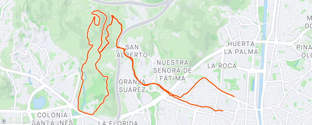 Map of the activity, ⛰️🌬️🌬️🌬️🏃💨💨💨🐐