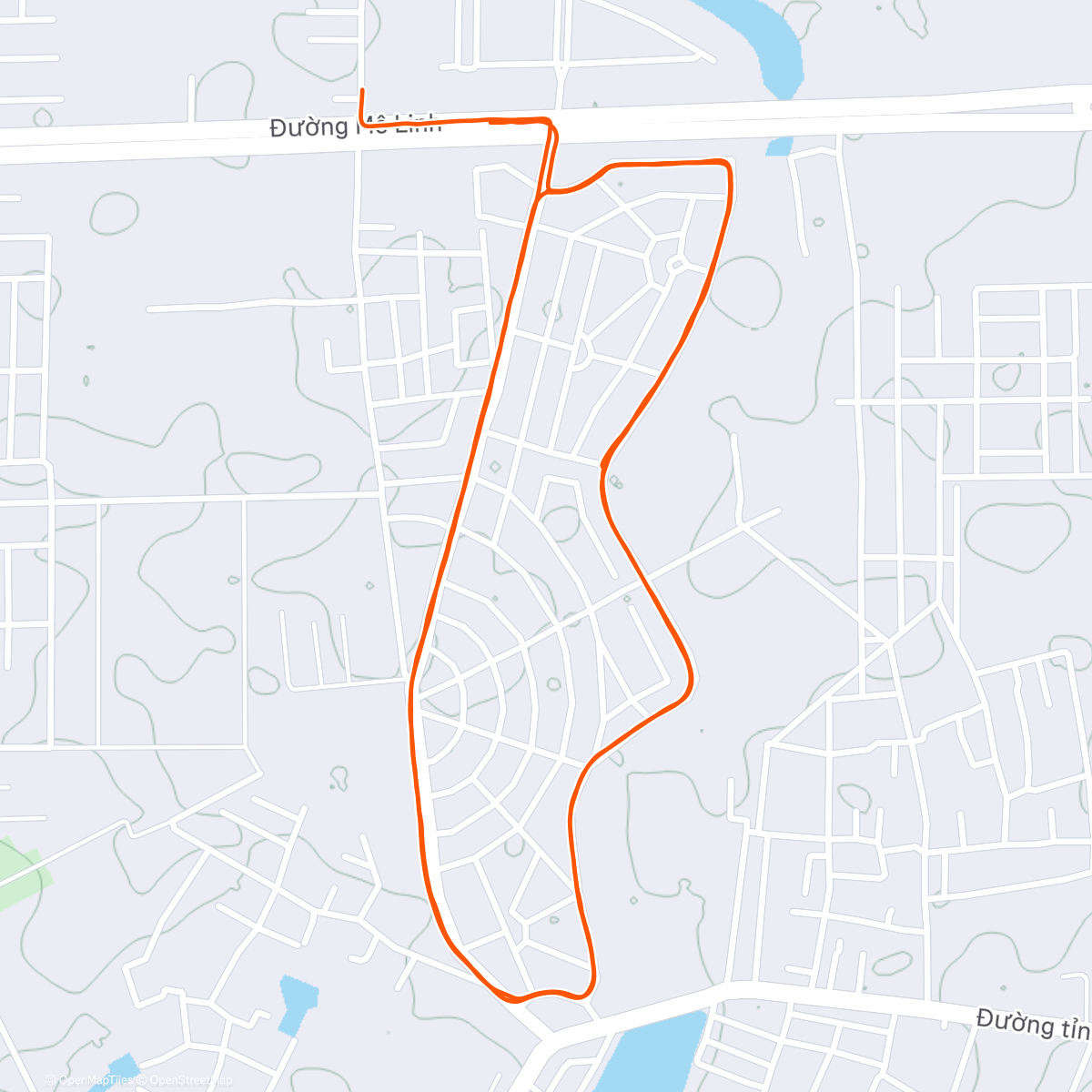 Map of the activity, Tiền Phong 🏃‍♀️ 🏃‍♂️ 🏃