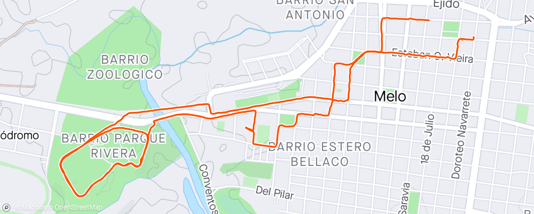 Карта физической активности (Caminata de mañana)