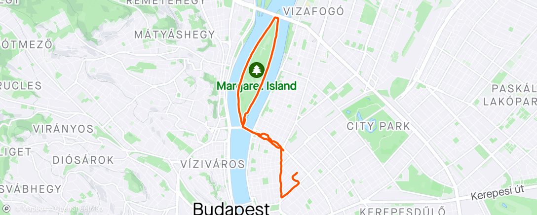 Map of the activity, Sightseeing i Budapest 🇭🇺