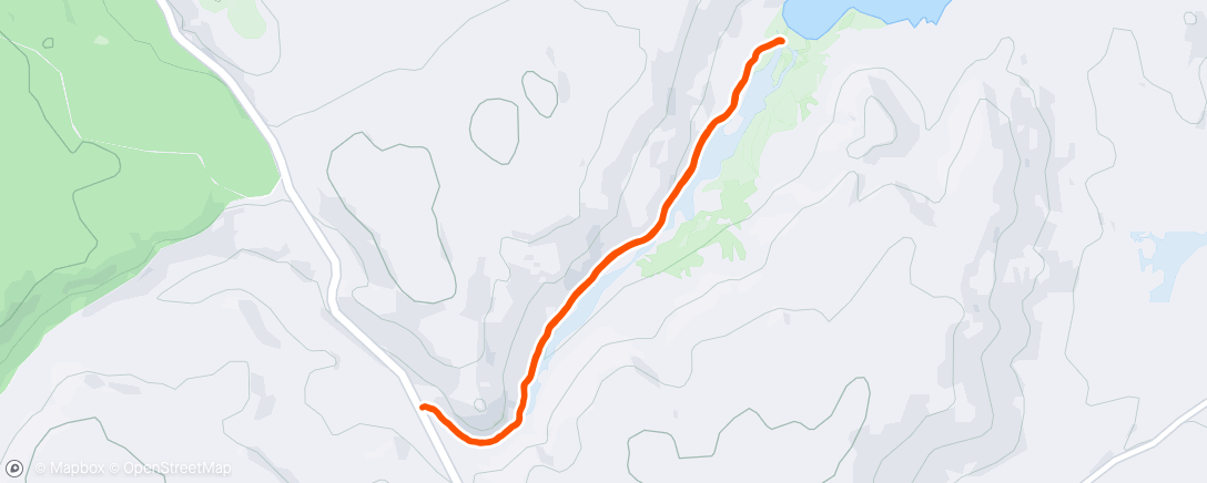 Map of the activity, Recovery speeds and lots of swimming with Hazel