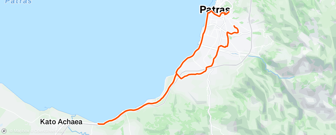 Map of the activity, Morning Ride