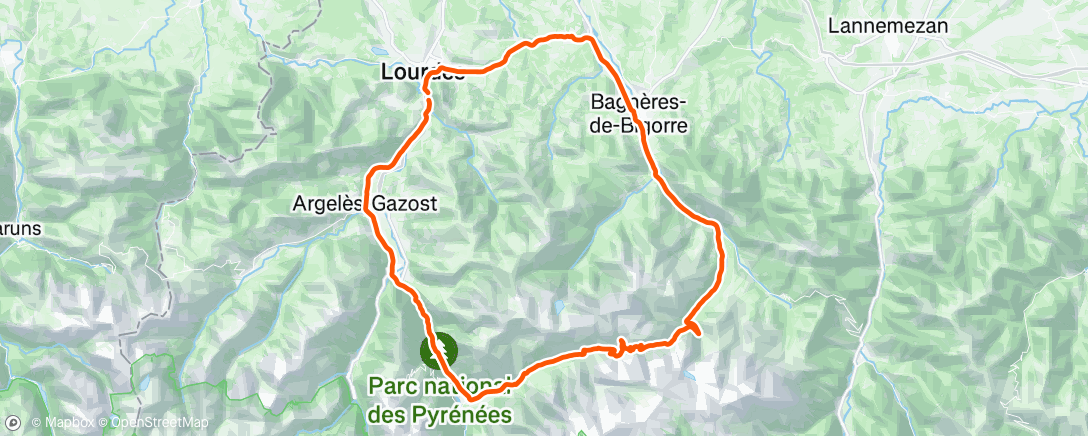 Carte de l'activité